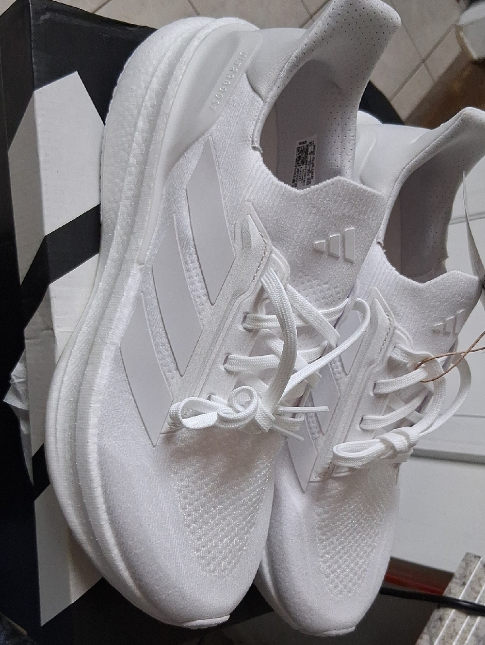 Adidas All White Ultraboost 5x